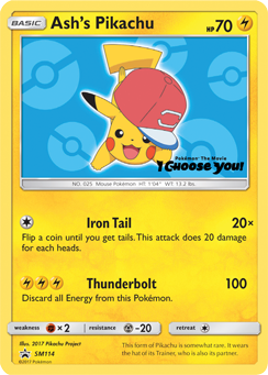 Ash's Pikachu (SM114) [Sun & Moon: Black Star Promos] - Card Brawlers | Quebec | Canada | Yu-Gi-Oh!