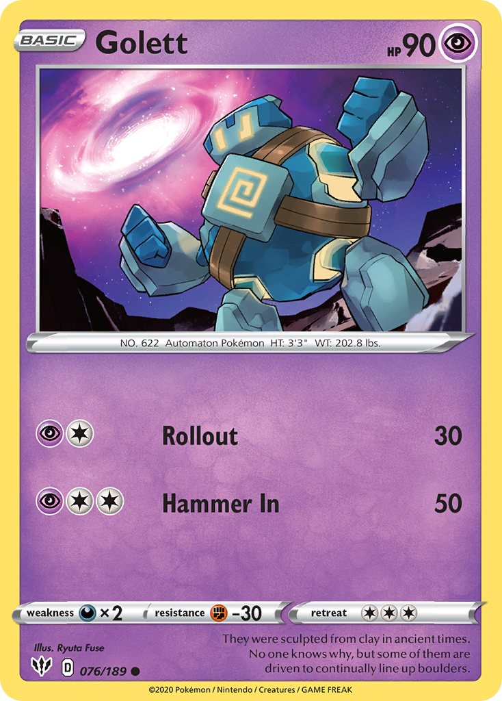 Golett (076/189) [Sword & Shield: Darkness Ablaze] - Card Brawlers | Quebec | Canada | Yu-Gi-Oh!