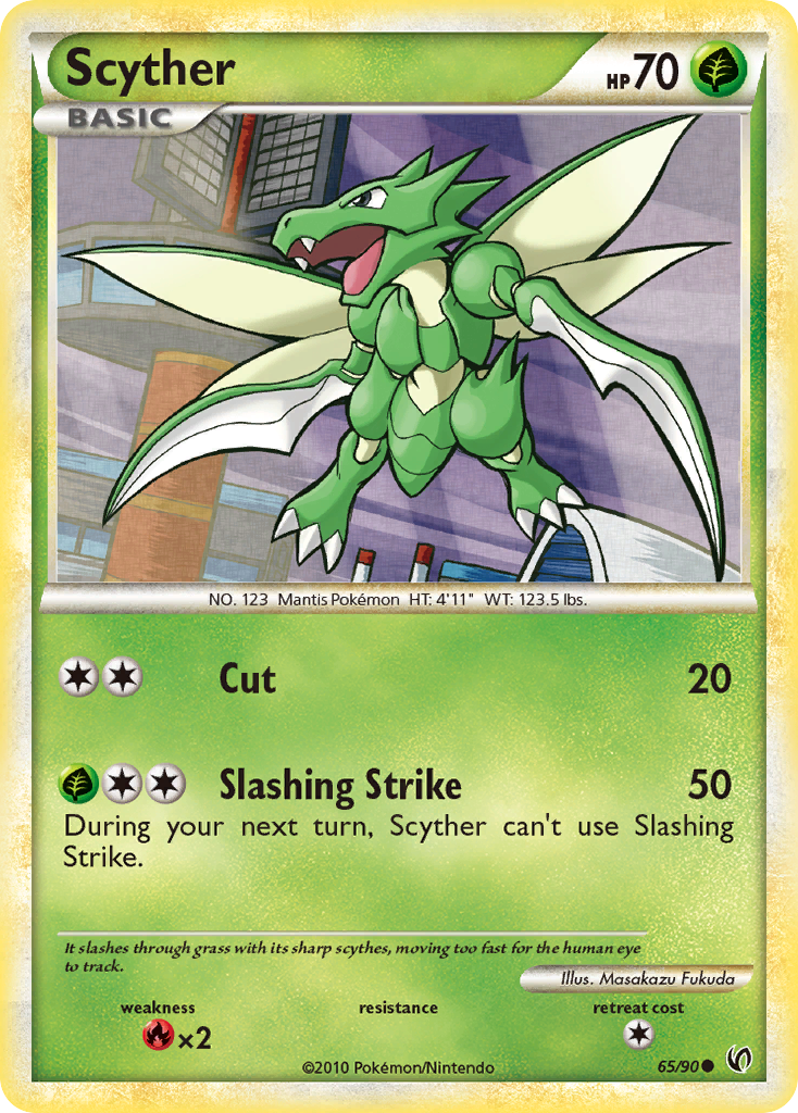 Scyther (65/90) [HeartGold & SoulSilver: Undaunted] - Card Brawlers | Quebec | Canada | Yu-Gi-Oh!