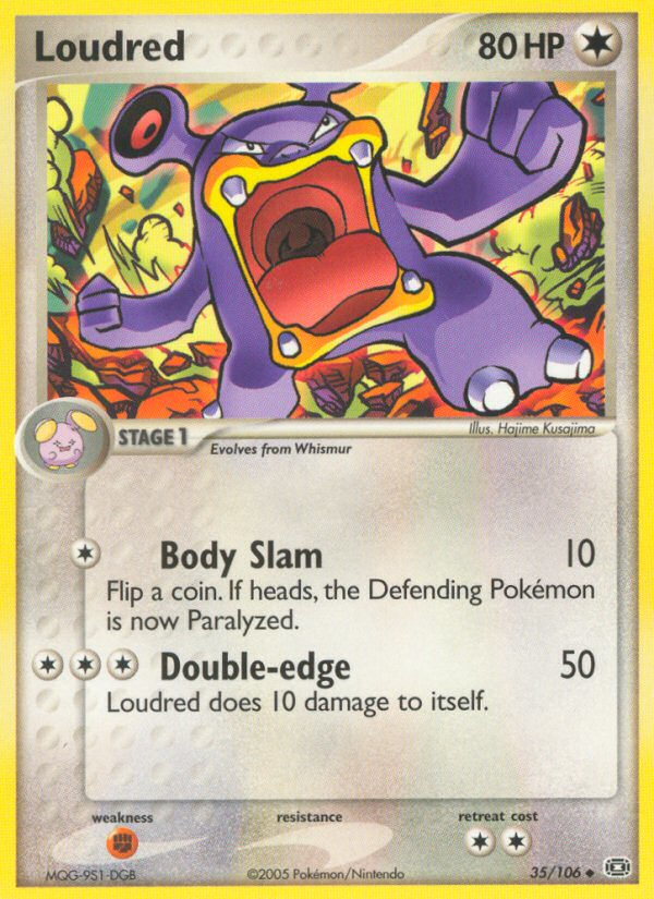 Loudred (35/106) [EX: Emerald] - Card Brawlers | Quebec | Canada | Yu-Gi-Oh!