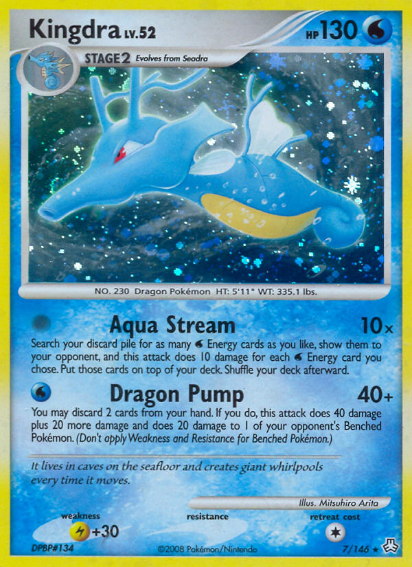 Kingdra (7/146) [Diamond & Pearl: Legends Awakened] - Card Brawlers | Quebec | Canada | Yu-Gi-Oh!