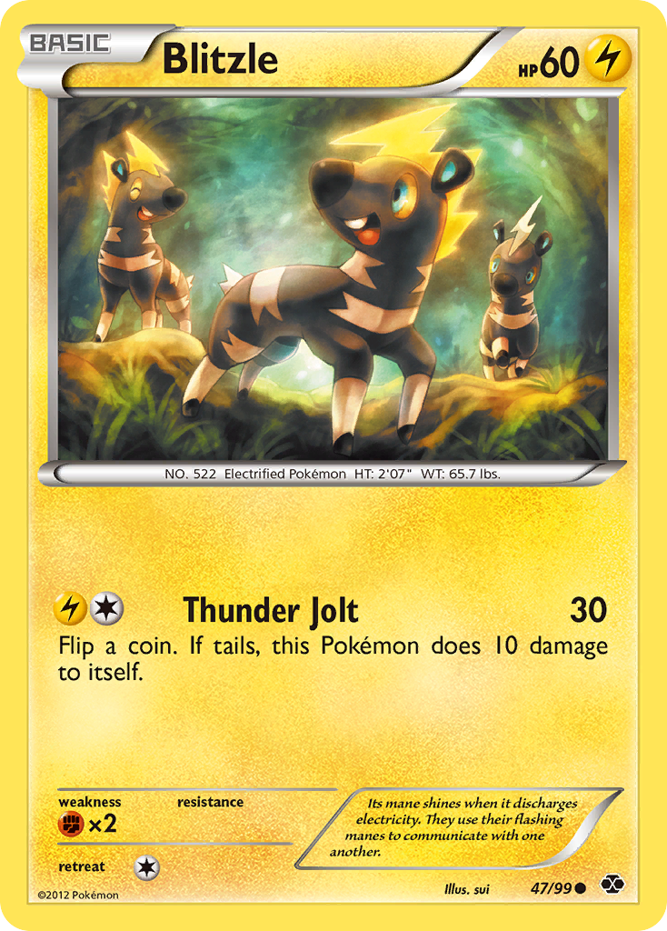 Blitzle (47/99) [Black & White: Next Destinies] - Card Brawlers | Quebec | Canada | Yu-Gi-Oh!