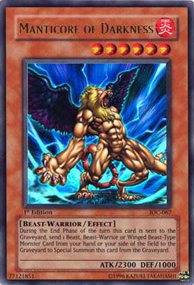 Manticore of Darkness [IOC-067] Ultra Rare - Card Brawlers | Quebec | Canada | Yu-Gi-Oh!