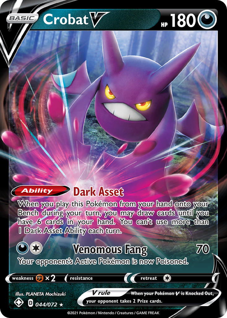 Crobat V (044/072) [Sword & Shield: Shining Fates] - Card Brawlers | Quebec | Canada | Yu-Gi-Oh!