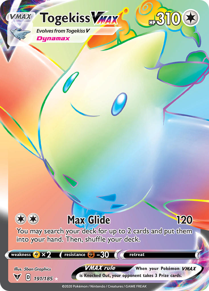 Togekiss VMAX (191/185) [Sword & Shield: Vivid Voltage] - Card Brawlers | Quebec | Canada | Yu-Gi-Oh!