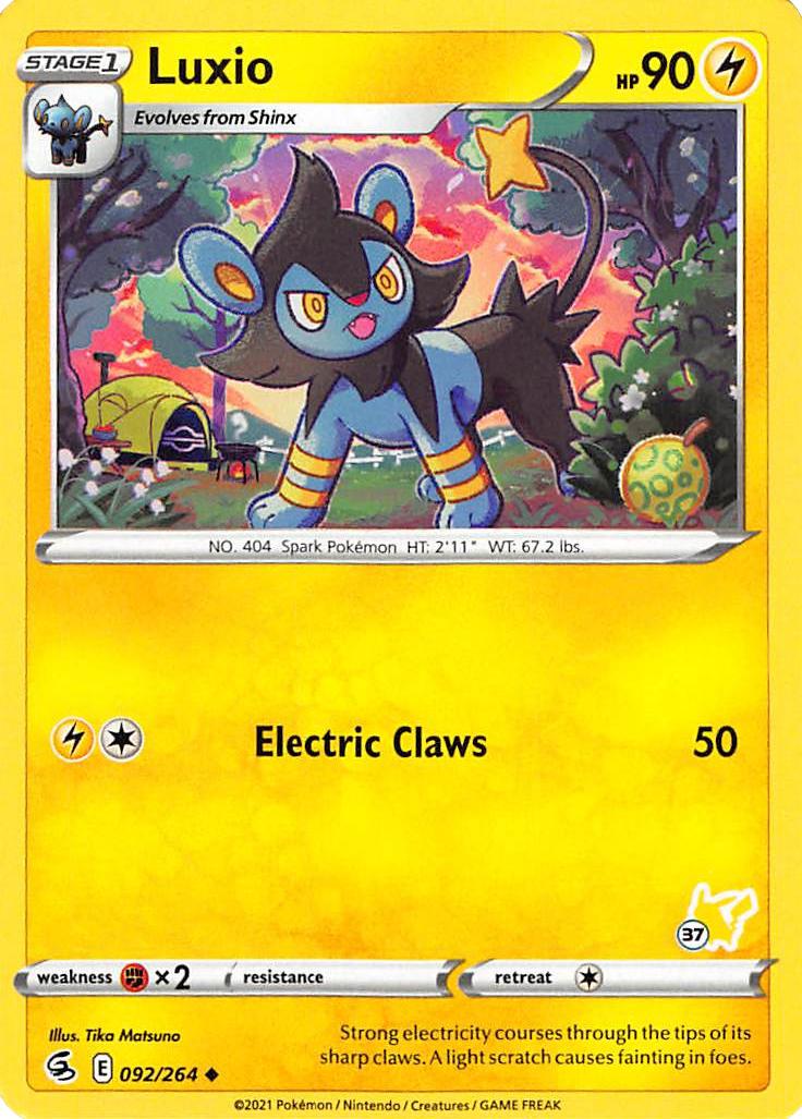 Luxio (092/264) (Pikachu Stamp #37) [Battle Academy 2022] - Card Brawlers | Quebec | Canada | Yu-Gi-Oh!