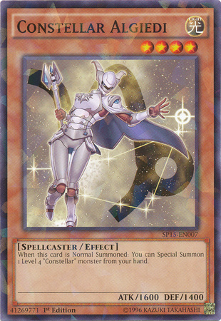 Constellar Algiedi [SP15-EN007] Shatterfoil Rare - Yu-Gi-Oh! - Card Brawlers | Quebec | Canada |