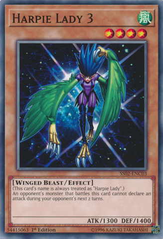 Harpie Lady 3 [SS02-ENC03] Common - Yu-Gi-Oh! - Card Brawlers | Quebec | Canada |