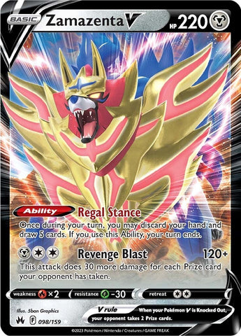 Zamazenta V (098/159) [Sword & Shield: Crown Zenith] - Card Brawlers | Quebec | Canada | Yu-Gi-Oh!