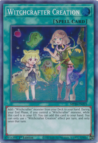 Witchcrafter Creation [MP20-EN225] Super Rare - Card Brawlers | Quebec | Canada | Yu-Gi-Oh!