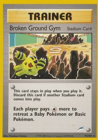 Broken Ground Gym (92/105) [Neo Destiny Unlimited] - Card Brawlers | Quebec | Canada | Yu-Gi-Oh!