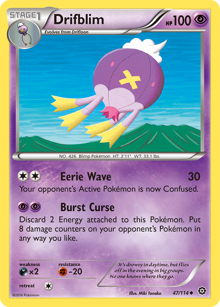Drifblim (47/114) [XY: Steam Siege] - Card Brawlers | Quebec | Canada | Yu-Gi-Oh!