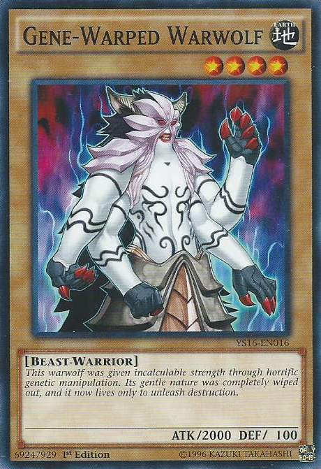 Gene-Warped Warwolf [YS16-EN016] Common - Yu-Gi-Oh! - Card Brawlers | Quebec | Canada |