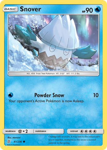 Snover (41/236) [Sun & Moon: Unified Minds] - Card Brawlers | Quebec | Canada | Yu-Gi-Oh!