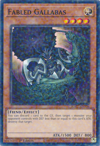 Fabled Gallabas (Duel Terminal) [HAC1-EN126] Common - Card Brawlers | Quebec | Canada | Yu-Gi-Oh!