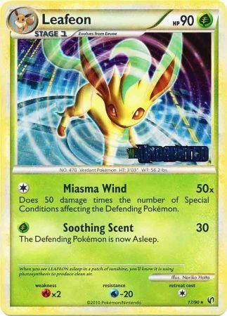 Leafeon (17/90) (Prerelease Promo) [Nintendo: Black Star Promos] - Card Brawlers | Quebec | Canada | Yu-Gi-Oh!