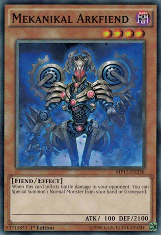 Mekanikal Arkfiend [MP17-EN236] Common - Card Brawlers | Quebec | Canada | Yu-Gi-Oh!