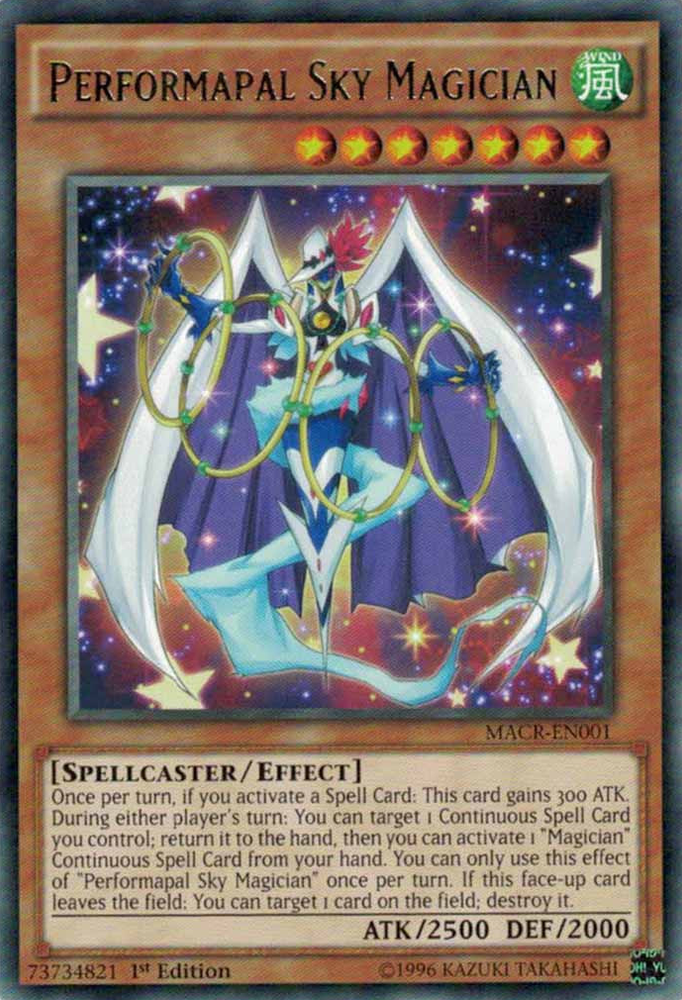 Performapal Sky Magician [MACR-EN001] Rare - Yu-Gi-Oh! - Card Brawlers | Quebec | Canada |