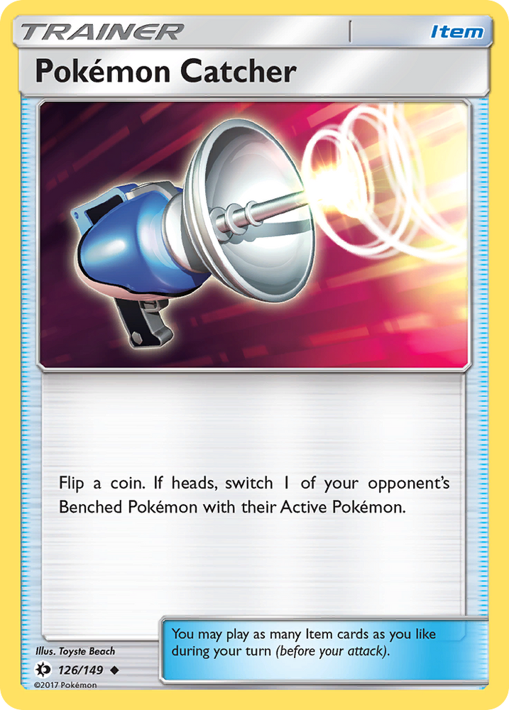 Pokemon Catcher (126/149) [Sun & Moon: Base Set] - Card Brawlers | Quebec | Canada | Yu-Gi-Oh!