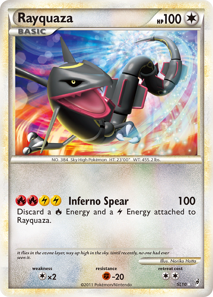 Rayquaza (SL10) [HeartGold & SoulSilver: Call of Legends] - Card Brawlers | Quebec | Canada | Yu-Gi-Oh!