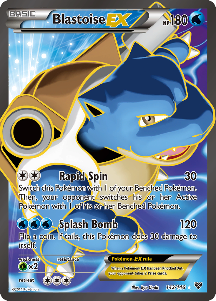 Blastoise EX (142/146) [XY: Base Set] - Card Brawlers | Quebec | Canada | Yu-Gi-Oh!