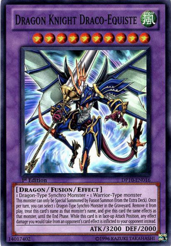 Dragon Knight Draco-Equiste [DP10-EN016] Super Rare - Yu-Gi-Oh! - Card Brawlers | Quebec | Canada |