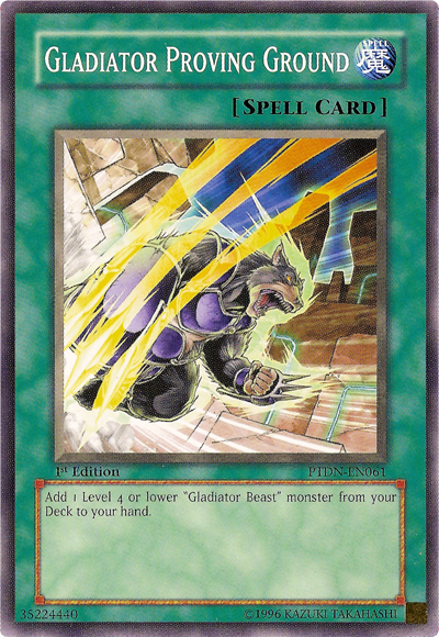 Gladiator Proving Ground [PTDN-EN061] Common - Card Brawlers | Quebec | Canada | Yu-Gi-Oh!