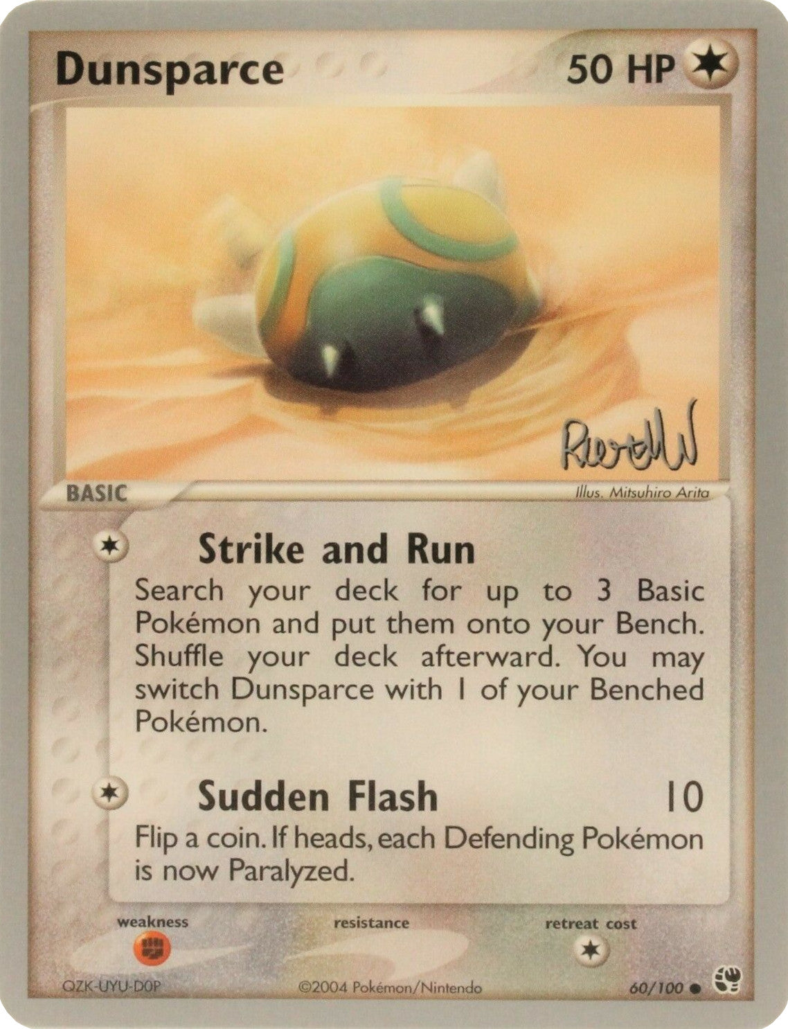 Dunsparce (60/100) (Rocky Beach - Reed Weichler) [World Championships 2004] - Card Brawlers | Quebec | Canada | Yu-Gi-Oh!