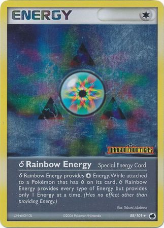 Rainbow Energy (88/101)(Delta Species) (Stamped) [EX: Dragon Frontiers] - Card Brawlers | Quebec | Canada | Yu-Gi-Oh!