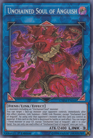 Unchained Soul of Anguish [CHIM-EN044] Secret Rare - Card Brawlers | Quebec | Canada | Yu-Gi-Oh!