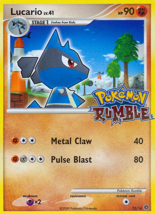 Lucario (12/16) [Pokémon Rumble] - Card Brawlers | Quebec | Canada | Yu-Gi-Oh!