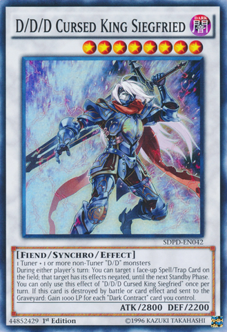 D/D/D Cursed King Siegfried [SDPD-EN042] Super Rare - Yu-Gi-Oh! - Card Brawlers | Quebec | Canada |