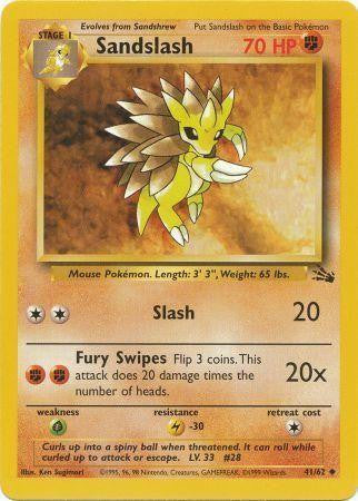 Sandslash (41/62) [Fossil Unlimited] - Card Brawlers | Quebec | Canada | Yu-Gi-Oh!