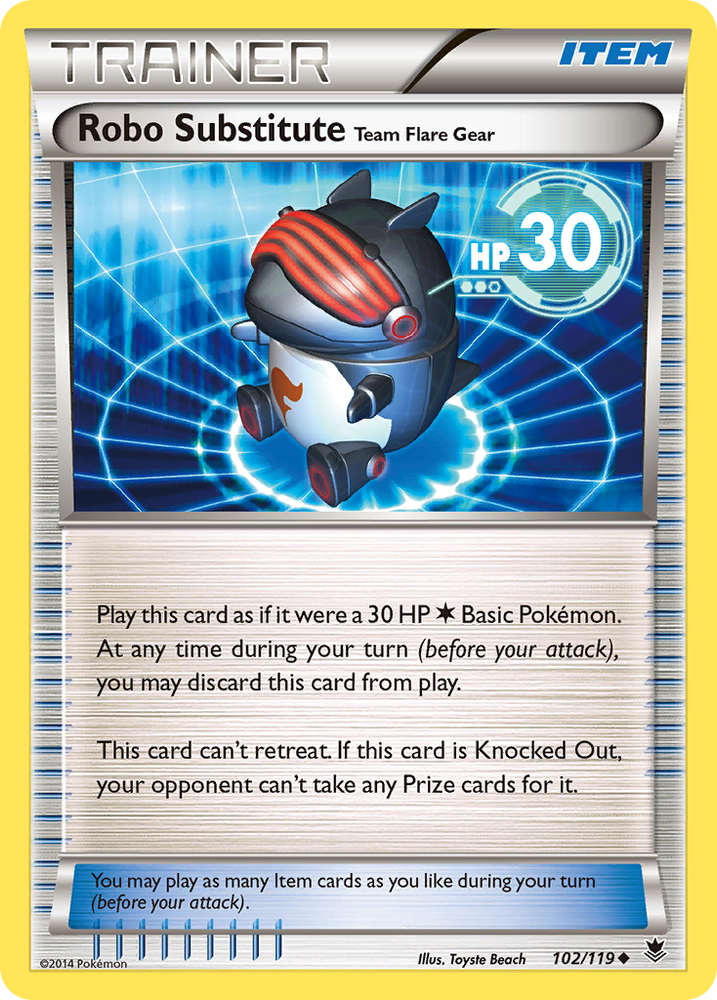 Robo Substitute Team Flare Gear (102/119) [XY: Phantom Forces] - Card Brawlers | Quebec | Canada | Yu-Gi-Oh!