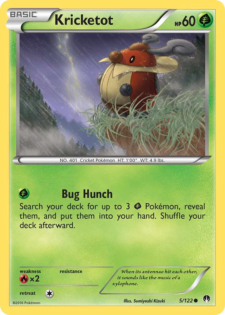Kricketot (5/122) [XY: BREAKpoint] - Card Brawlers | Quebec | Canada | Yu-Gi-Oh!
