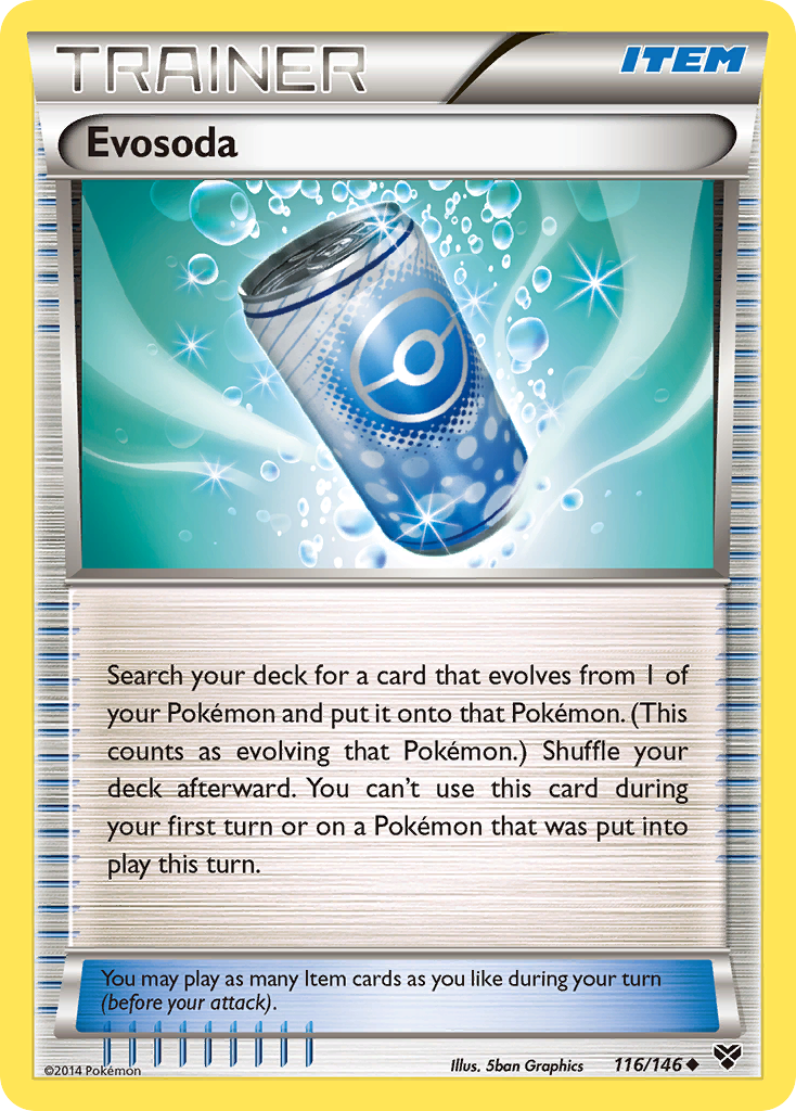 Evosoda (116/146) [XY: Base Set] - Card Brawlers | Quebec | Canada | Yu-Gi-Oh!