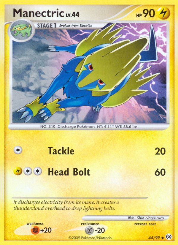 Manectric (44/99) [Platinum: Arceus] - Card Brawlers | Quebec | Canada | Yu-Gi-Oh!