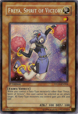 Freya, Spirit of Victory [STON-EN064] Secret Rare - Card Brawlers | Quebec | Canada | Yu-Gi-Oh!