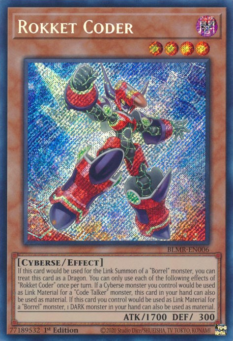 Rokket Coder [BLMR-EN006] Secret Rare - Card Brawlers | Quebec | Canada | Yu-Gi-Oh!