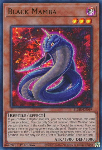 Black Mamba [BLMR-EN019] Ultra Rare - Card Brawlers | Quebec | Canada | Yu-Gi-Oh!