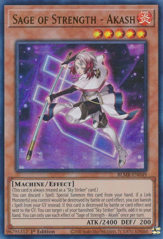 Sage of Strength - Akash [BLMR-EN049] Ultra Rare - Card Brawlers | Quebec | Canada | Yu-Gi-Oh!