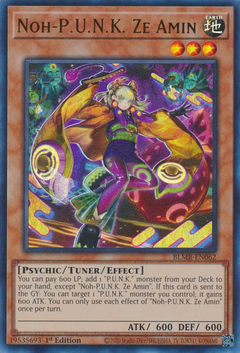 Noh-P.U.N.K. Ze Amin [BLMR-EN062] Ultra Rare - Card Brawlers | Quebec | Canada | Yu-Gi-Oh!