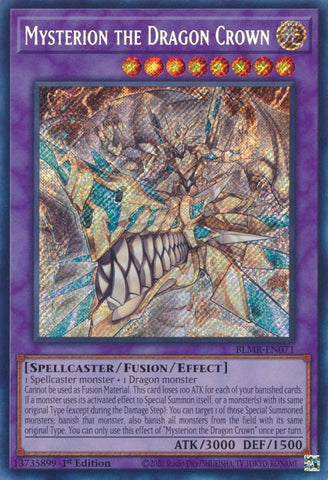 Mysterion the Dragon Crown [BLMR-EN071] Secret Rare - Card Brawlers | Quebec | Canada | Yu-Gi-Oh!