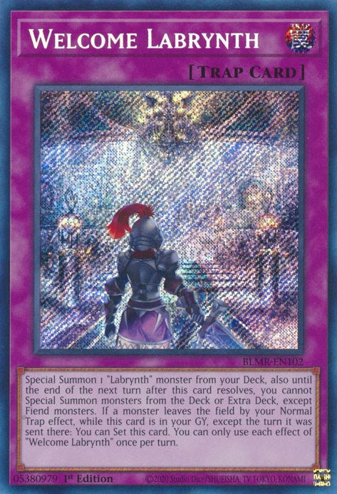 Welcome Labrynth [BLMR-EN102] Secret Rare - Card Brawlers | Quebec | Canada | Yu-Gi-Oh!