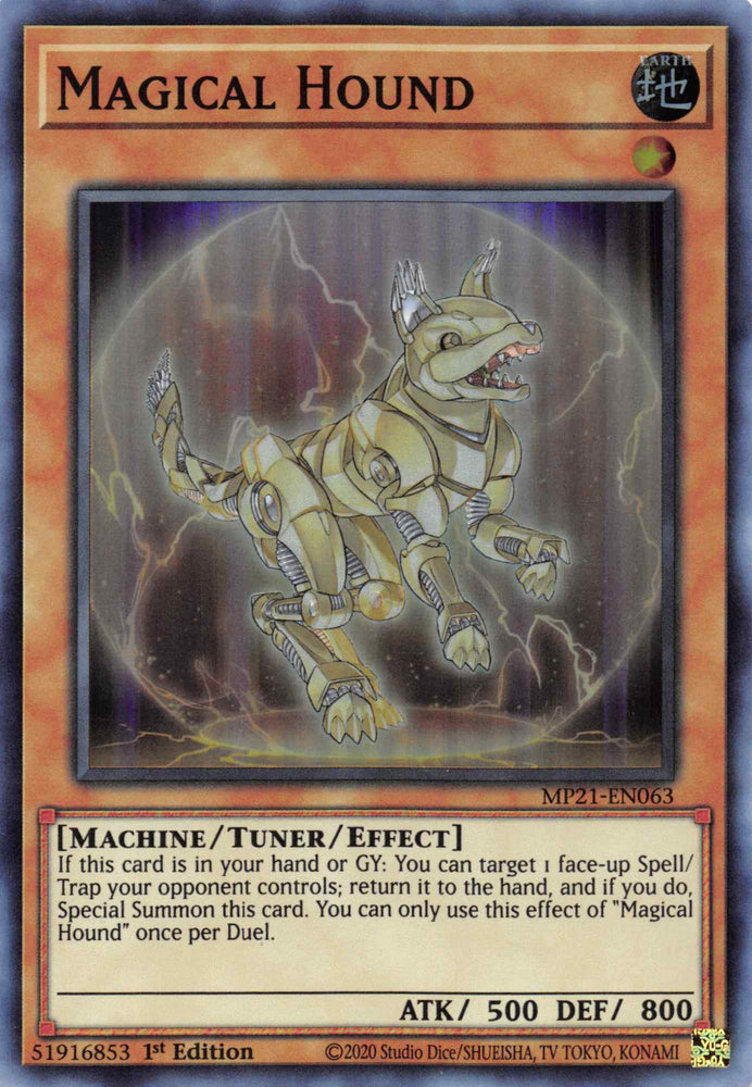 Magical Hound [MP21-EN063] Super Rare - Card Brawlers | Quebec | Canada | Yu-Gi-Oh!