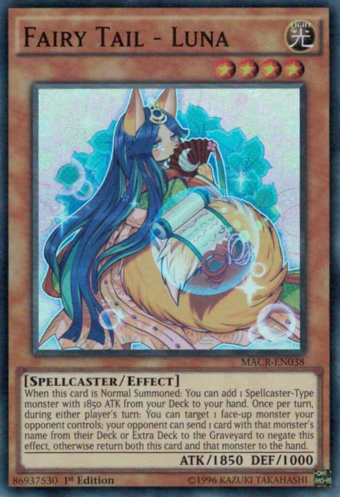 Fairy Tail - Luna [MACR-EN038] Super Rare - Yu-Gi-Oh! - Card Brawlers | Quebec | Canada |