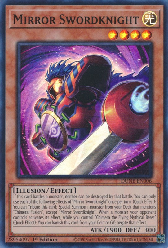 Mirror Swordknight [DUNE-EN006] Super Rare - Card Brawlers | Quebec | Canada | Yu-Gi-Oh!