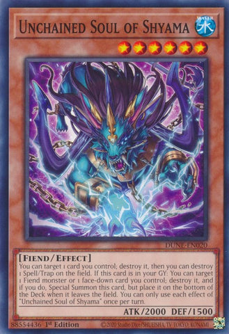 Unchained Soul of Shyama [DUNE-EN020] Common - Card Brawlers | Quebec | Canada | Yu-Gi-Oh!