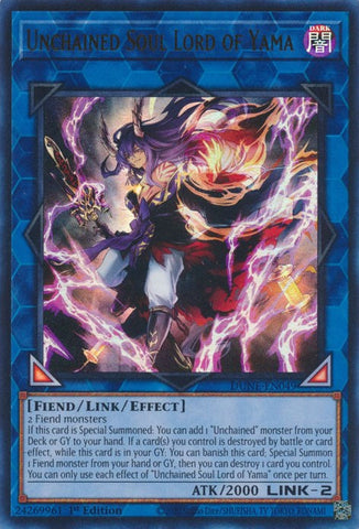 Unchained Soul Lord of Yama [DUNE-EN049] Ultra Rare - Card Brawlers | Quebec | Canada | Yu-Gi-Oh!