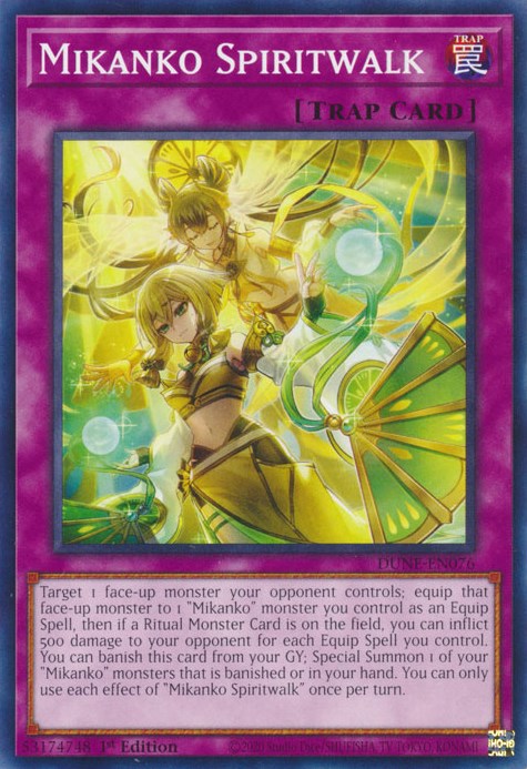 Mikanko Spiritwalk [DUNE-EN076] Common - Card Brawlers | Quebec | Canada | Yu-Gi-Oh!